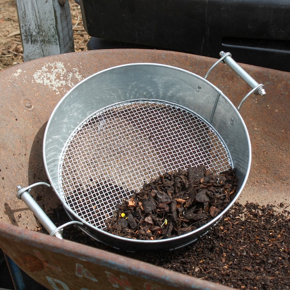 Compost Sifter With Handles Etsy UK