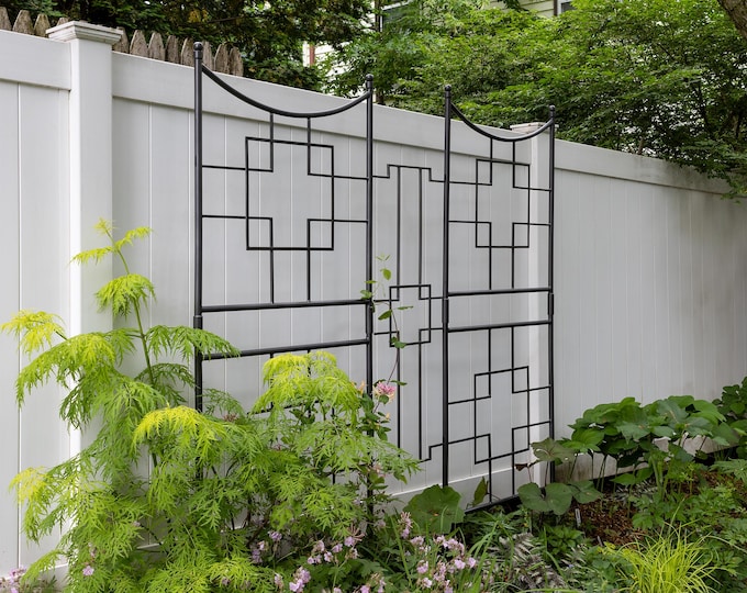 Four Square Free Standing Garden Trellis with Optional Center Link