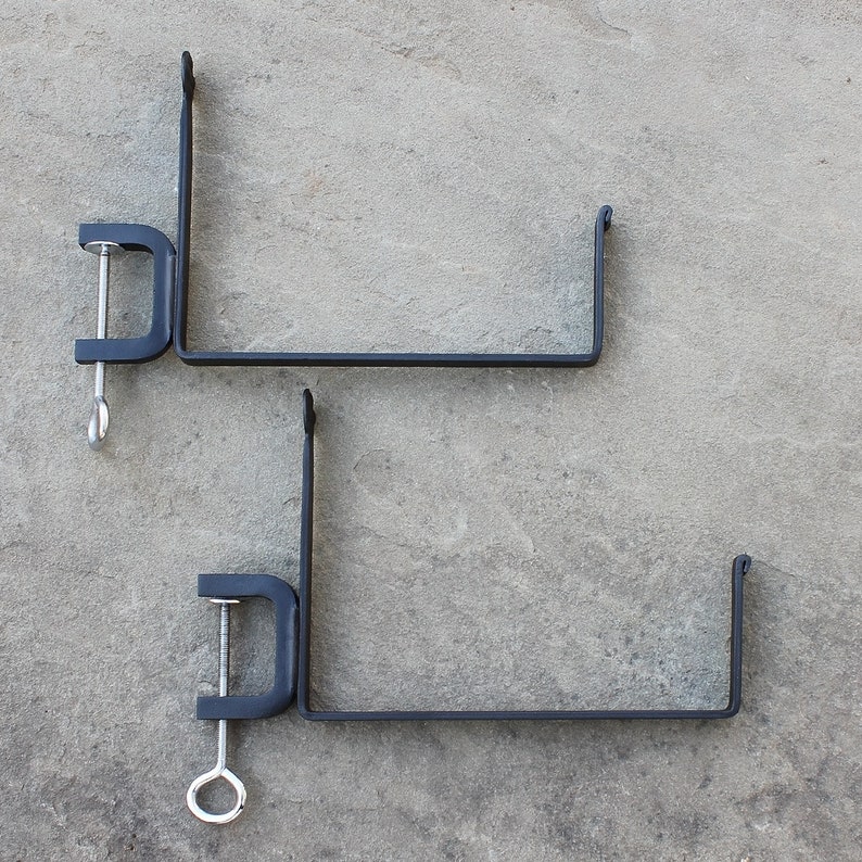10 Clampon Railing Brackets for Window and Flower Etsy Canada