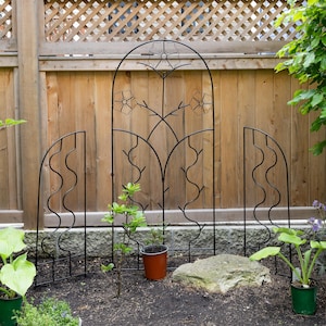 Flower & Vines Trellis with optional Side Panels