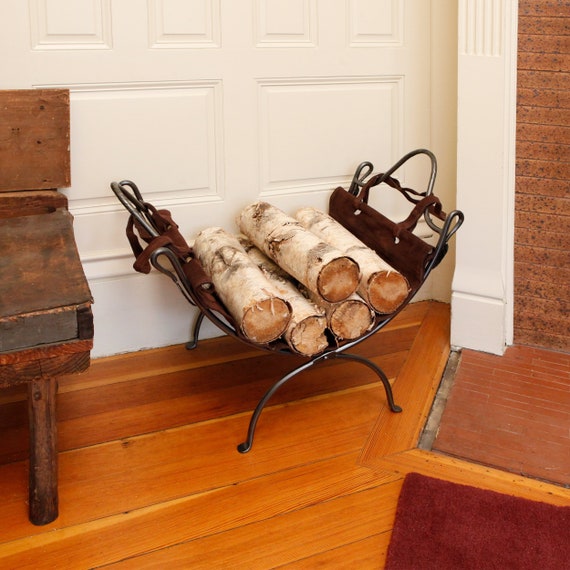 Wrought iron log rack new arrivals