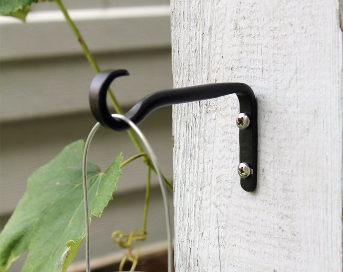4- Small Straight 3 1/2-in Hook Wall Brackets (Set of FOUR)