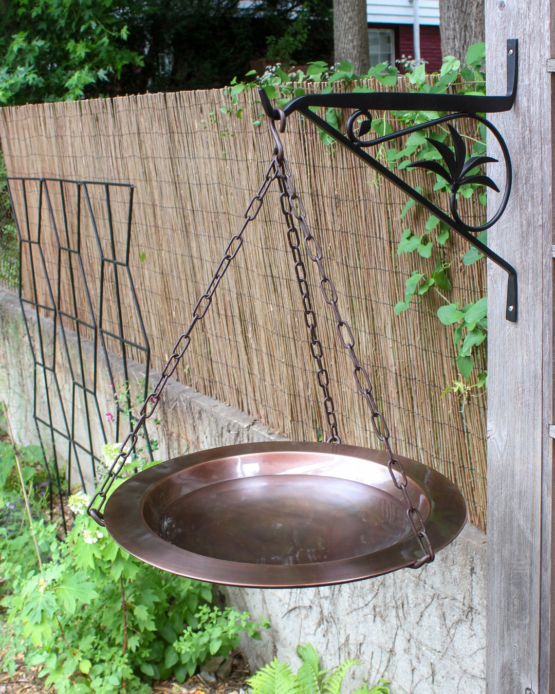 Hanging 18 Classic Copper Birdbath Bowl - Etsy