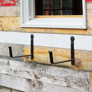 8&quot; Brackets for Window and Flower Boxes,  Wrought Iron
