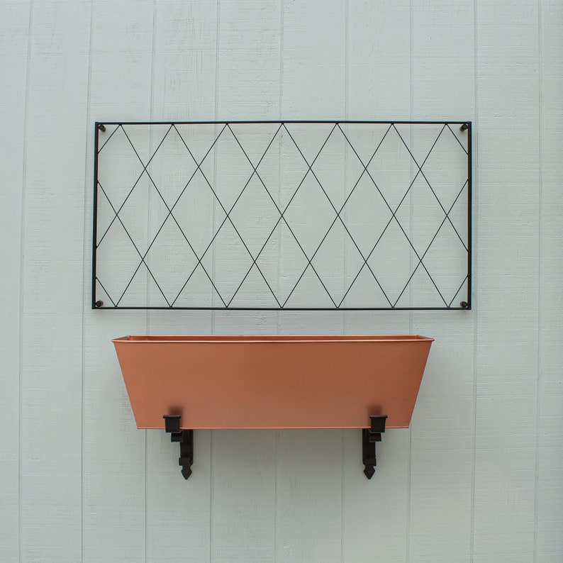 Cottage Garden Trellis Rectangular Wall-mounted 46 X | Etsy
