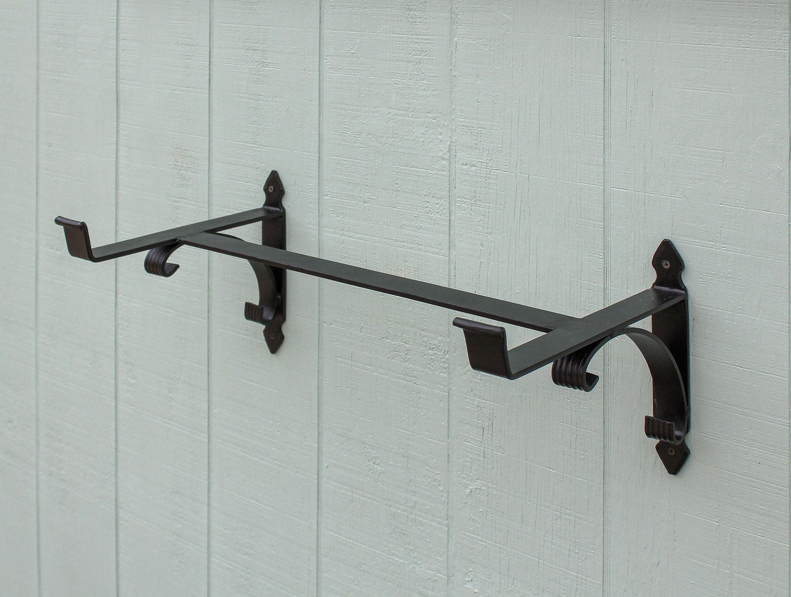 Windowflower Box Bracket Decorative Wrought Iron Etsy