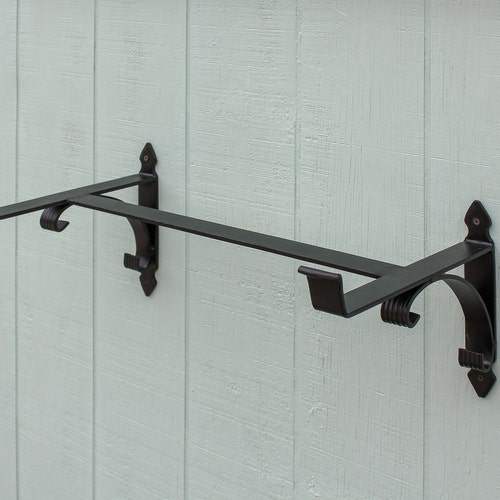 Windowflower Box Bracket Decorative Wrought Iron Etsy