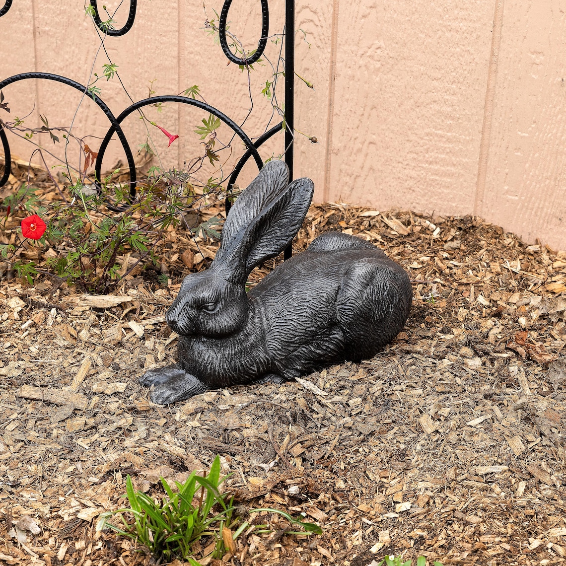 Rabbit Garden Statue Sculpture - Etsy