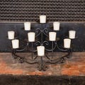 Scrolls Fireplace Candelabra for Votives, Pillars, Wax or LED Candles