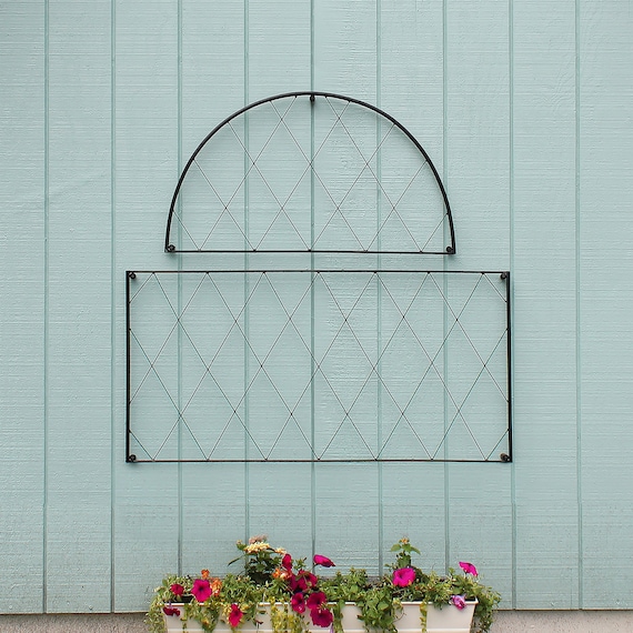 Cottage Garden Trellis, Wall-Mounted 2 piece, 46" x 42"