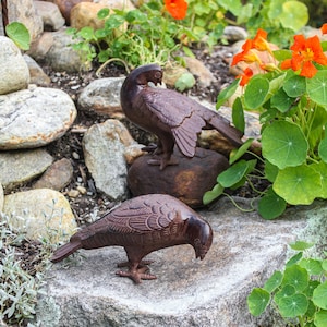 Pair of Doves Statue Sculptures