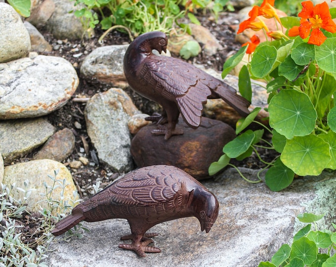 Pair of Doves Statue Sculptures