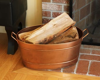 Oval Copper Tubs - Seconds Sale- 2 for one! -