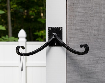 Mission/Craftsman-style Wrought Iron,  Y Hook Double Wall Bracket