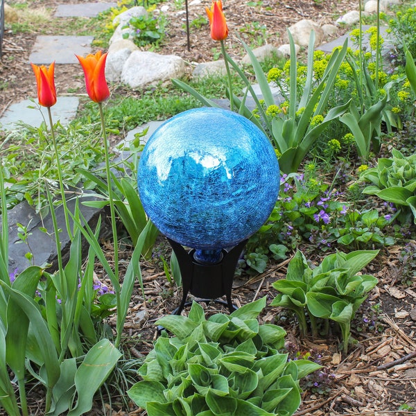 Gazing Ball Stand Etsy