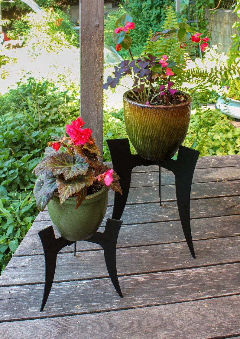 Ibex Modern Plant Stand Flowerpot Holder indoor/outdoor image 4