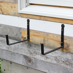 10&quot; Brackets for Window and Flower Boxes, Wrought Iron