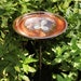 Dogwood Flower Copper Birdbath & Bee Fountain for Pollinator Gardens 