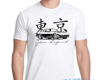 The Mazda Rx7 FD T-shirt - Rx7 FD3S - Rotary power - Wankel - Rx7 shirt
