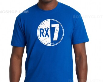 Mazda RX7- Vintage Racer - Mazda - Rx7 T-Shirt - Wankel- Rotary Engine T-shirt