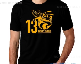 Rotary Engine 13B Tshirt - Mazda Wankel Engine - Rx7 shirt -13B - Fc - Fd3s - Rx8