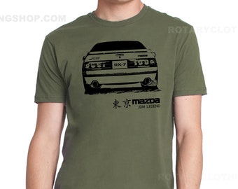 Mazda Rx-7 Fc T-shirt - Jdm Legend collection- wankel Engine - Rotary power - Rx7 T-shirt