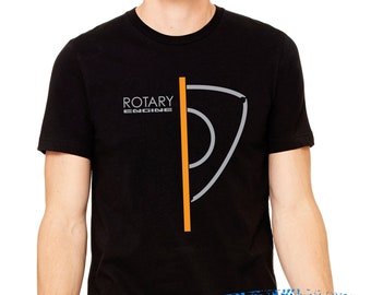 Rotary Engine T-shirt - Wankel modern 18 - Rx7 - Rx8 - Rx3 - 787B