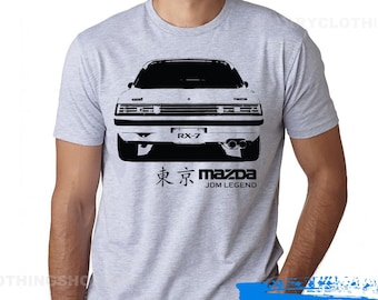 Mazda Rx-7 FB T-shirt -First Gen Rx7 T-shirt - wankel - Rotary Power