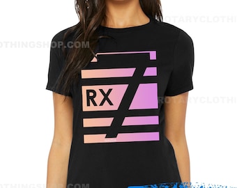 RX7 Stripes - Women crew neck - Mazda RX7 Tshirt - Wankel - Rotary Engine