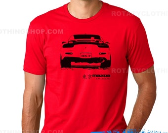 Mazda RX7 FD3s Tshirt- Rx7 3rd Gen- Rotary Engine - Rx7 shirt Wankel