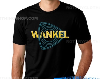 Neon Wankel- Rotary Engine T-shirt- Mazda RX7 Tshirt - Rx8 - Rx3 - Rx4 - Cosmo