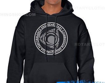 Spinning Rotor- Mazda Rx-7 Hoodie -Rx8 Hoodie- Rotary power - Wankel Mazda Sweater