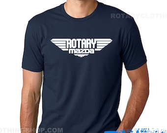 Rotary Mazda - Men Tshirt - Wankel Engine Top Gun