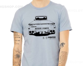 Mazda Repu Tshirt - Jdm Legend collection- Wankel Engine - Rotary Power Pickup Truck - Repu Pickup design