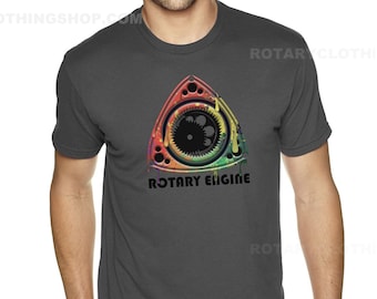 Rotary Engine Tshirt -Special Edition Wankel Fresh Artwork - Rx7 Shirt - Rx8