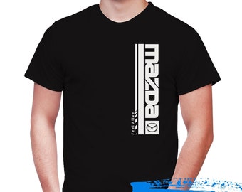 Mazda Feel Alive T-shirt - Mazdaspeed and Rotary fan- Rx7 T-shirt - Mazda T-shirt