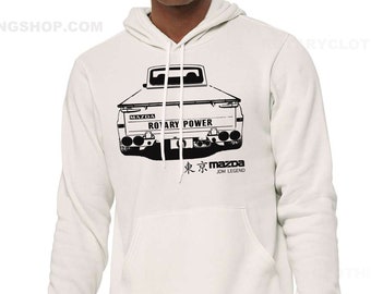 Mazda Repu Hoodie - Mazda Rotary Pickup sweater - Mid weight hoodie - JDM collection - Repu truck