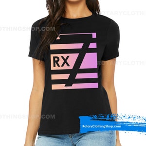 RX7 Stripes - Girocollo donna - Mazda RX7 Tshirt - Wankel - Motore rotativo