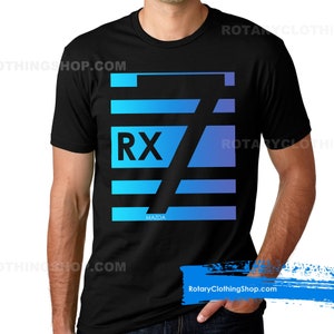 RX7 Stripes Next Gen - Mazda RX7 Tshirt - Wankel - Rotary Engine