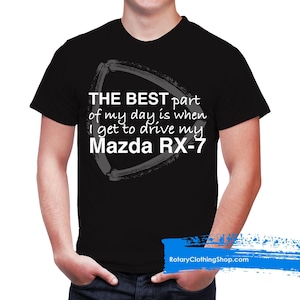 The best part of my day is rotary - Mazda Rx7 T-shirt - Wankel engine -Rotary power - Rx-7 Shirt