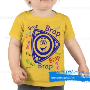 Brap Brap Baby - Rotary engine T-shirt- Toddler Rotary T-shirt- Mazda Rx7 Toddler T-shirt