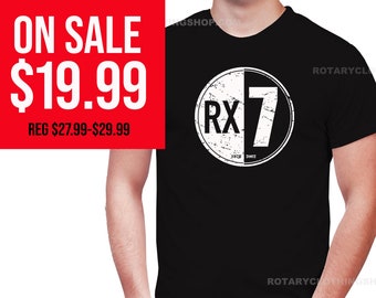 Mazda RX7- Vintage Racer - Mazda - Rx7 Shirt - Wankel- Rotary Engine Tshirt