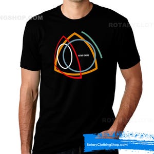 Kreiskolbenmotor T-Shirt - Abstraktes Design - Mazdageschwindigkeit - Kreiskolbengebläse - Rx7 T-Shirt - Mazda T-Shirt
