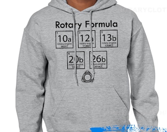 MAZDA Rotary hoodie Rotary Formula design-Rx7 Hoodie- Rx8 - Rx3 Unisex sweater