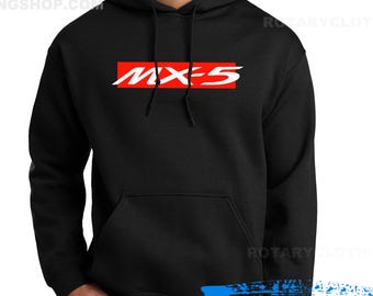 Mazda MX5 Hoodie - Bold MX5 - Miata hoodie - MX-5 pull over
