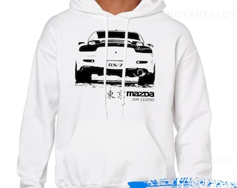 Mazda Rx-7 FD3s Sweater - JDM Legend - Rx7 hoodie - wankel engine - Rotary Power