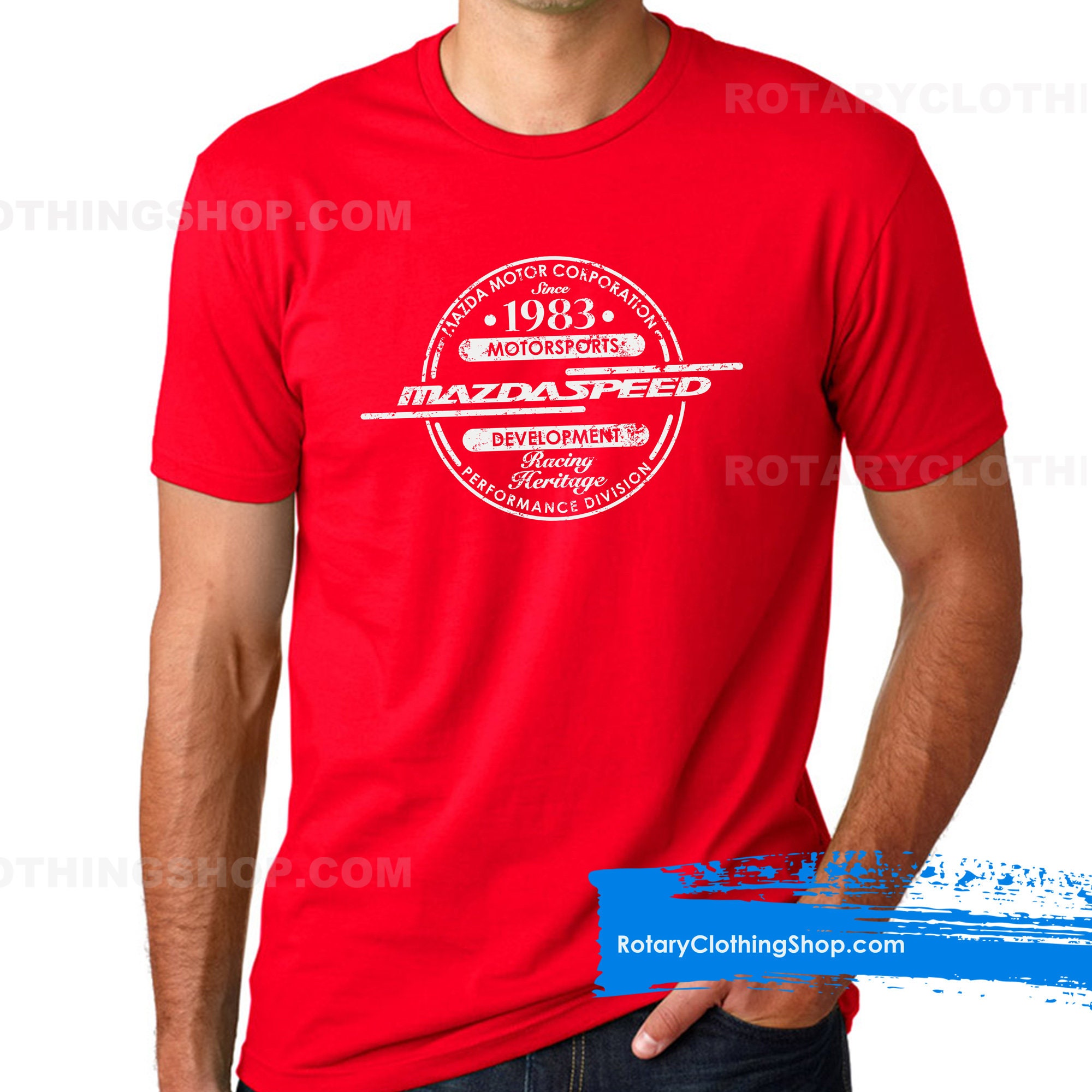 Mazdaspeed T-shirt - Mazda T-shirt - Rx7 - 787B - Mazdaspeed3 ...