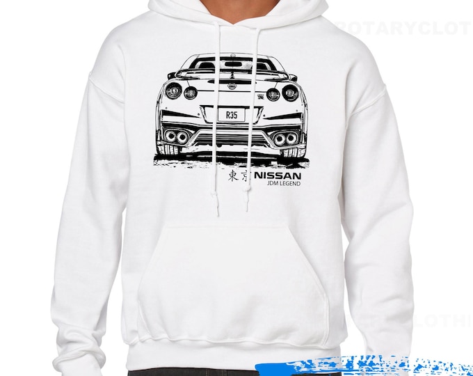 Featured listing image: GT-R hoodie- R35 Skyline -JDM Legend collection - GT-R35 Sweater