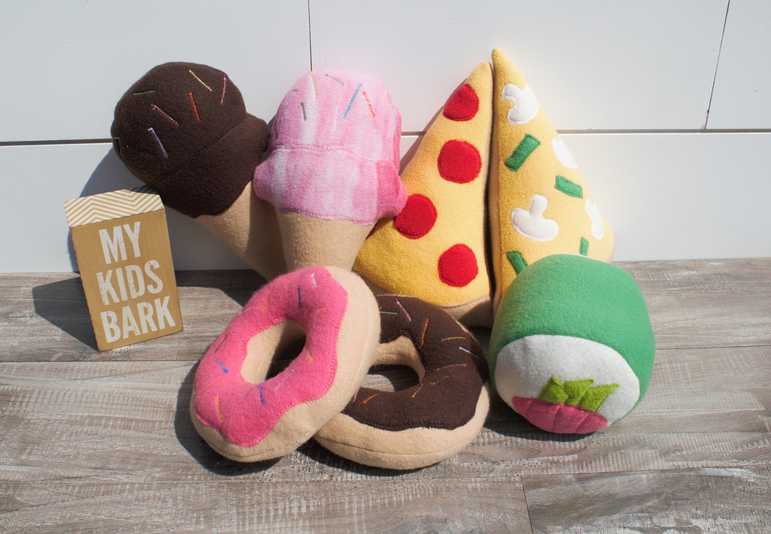 Fleece Hondenspeelgoed. Groot en Klein. Donut Dog Toy Ice Etsy Nederland