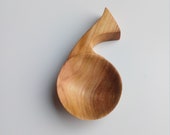 houten lepel, maatlepel, scoop in kersenhout, kers, cherry